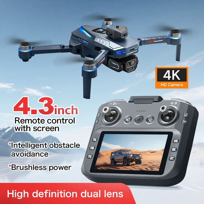 4K Camera Drone Foldable Obstacle Avoidance Quadcopter GT8 Series GT8-4K-1B Tidesmit