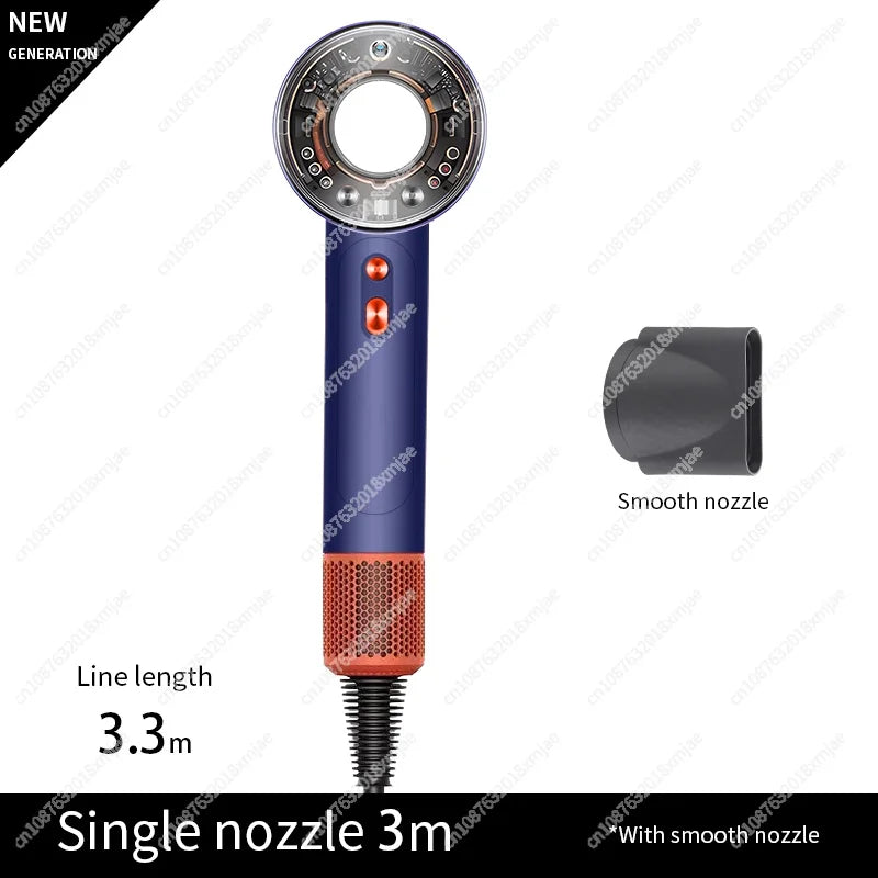 Tidesmit professional leafless hair dryer with negative ion technology for fast styling and salon-quality results