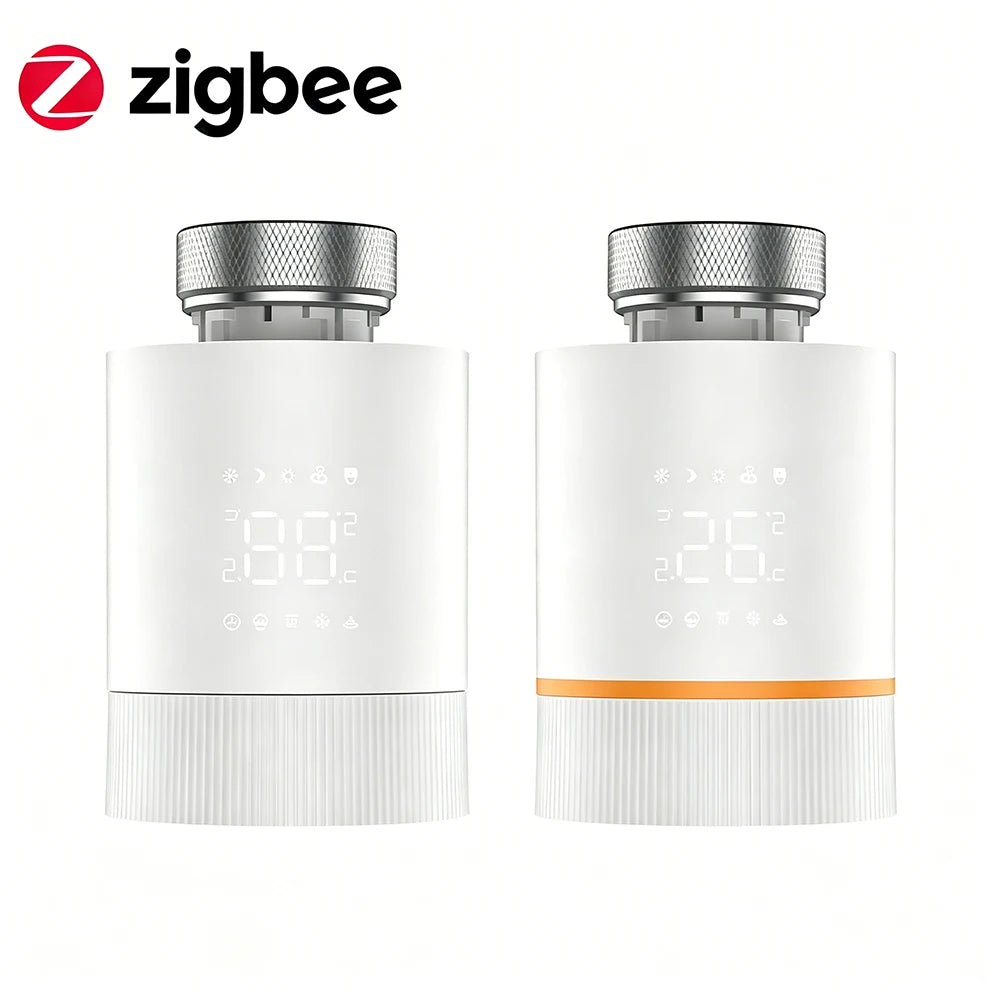 Tuya ZigBee3.0 Thermostat Radiator Actuator Smart TRV Thermostatic Valve Controller Works With Tuya Alexa Google Home Alice