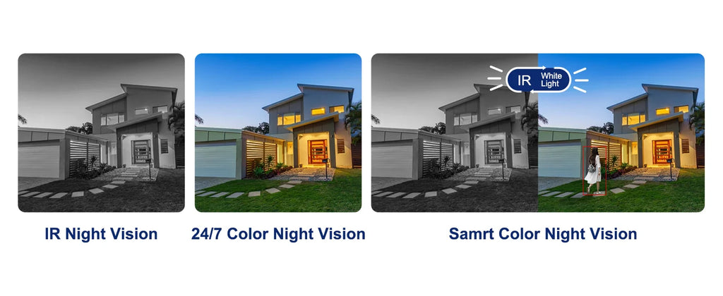 Anpviz 5MP/8MP Turret POE IP Camera Outdoor Security IP Camera AI Human Detection Smart Dual Light Built-in Mic Full Metal IP66