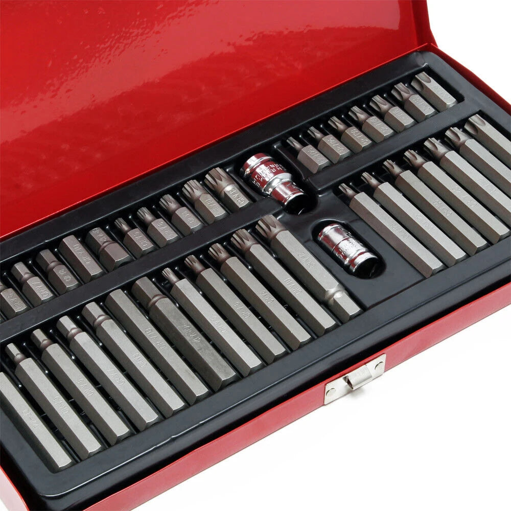 40PCS Auto Repair Tool Set, Ratchet Wrench & Torx Socket Set, L-Wrench, Bit Ratchet Box, Effective Comprehensive Touching
