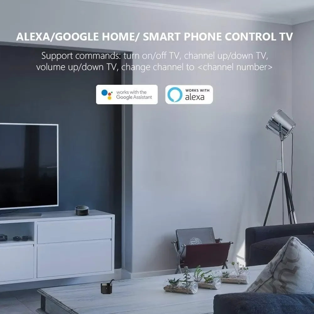 Broadlink Rm4 Mini Smart Remote Control Infrared Universal IR Audio Video Smart Home Work with Google Home Alexa