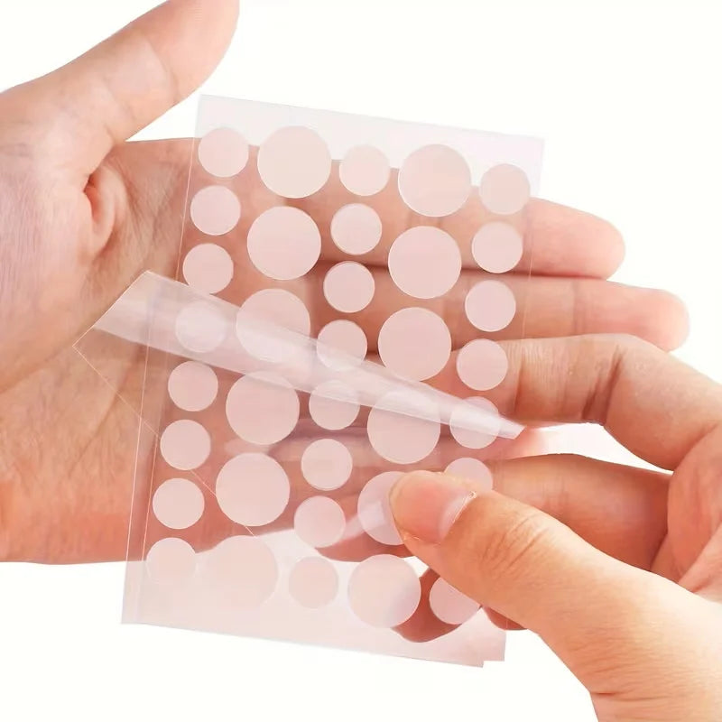39Pcs Hydrocolloid Acne Patches, Professional Blemish Absorbing Pimple Stickers, Invisible Breathable Facial Skin Care Patch