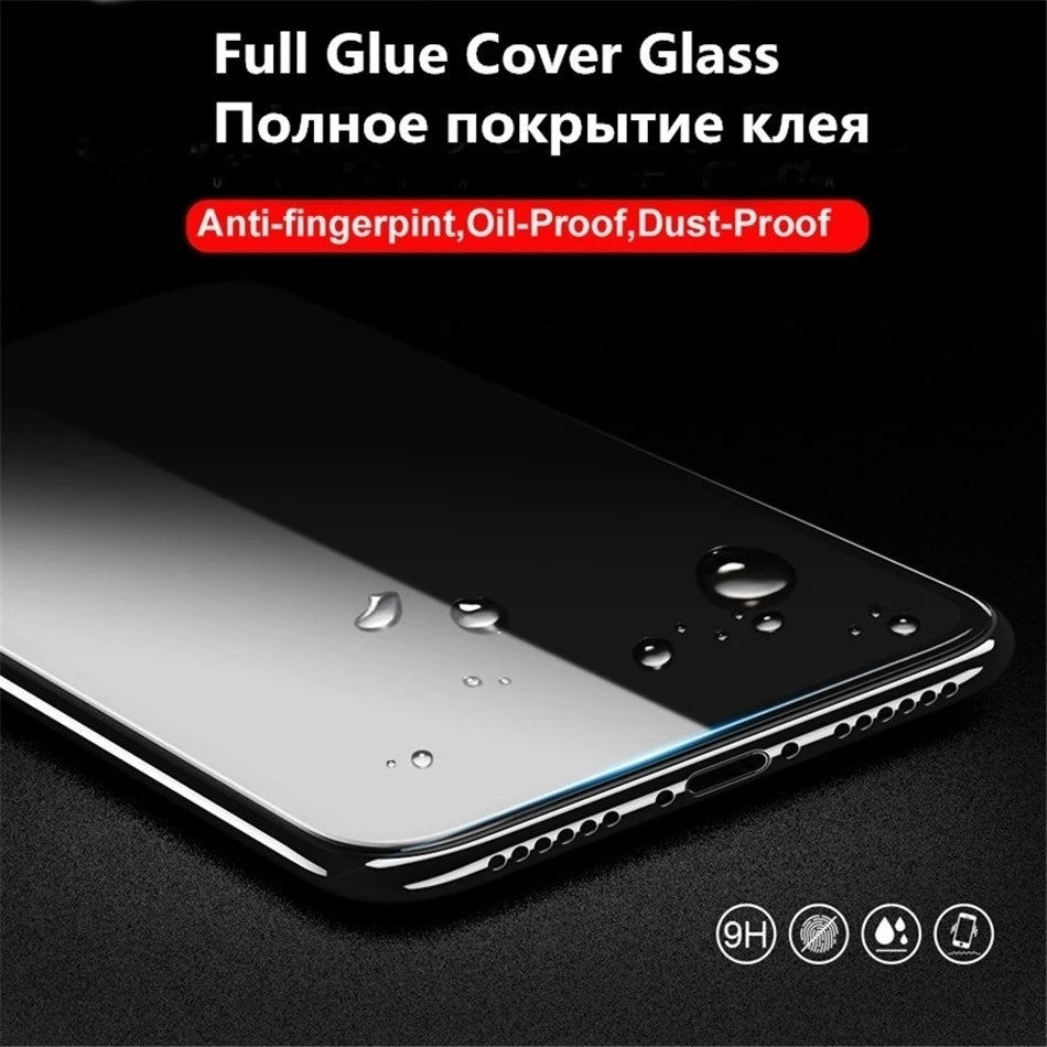 6in1 Full Gule Glass For Xiaomi Poco C85 Tempered Glass Poco C85 Screen Protector Protective Phone Camera Lens Film Poco C85 AE Tidesmit