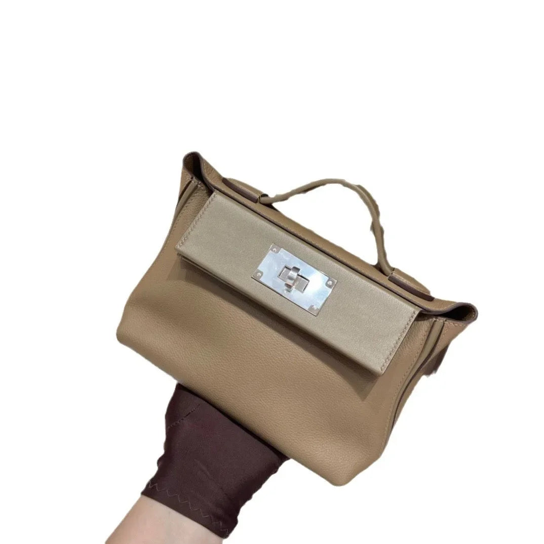 Handmade Leather Crossbody Bag Tccow Wima Dog 2424 Kaylie Bag Genuine Leather Handheld Single Shoulder Slant Women's