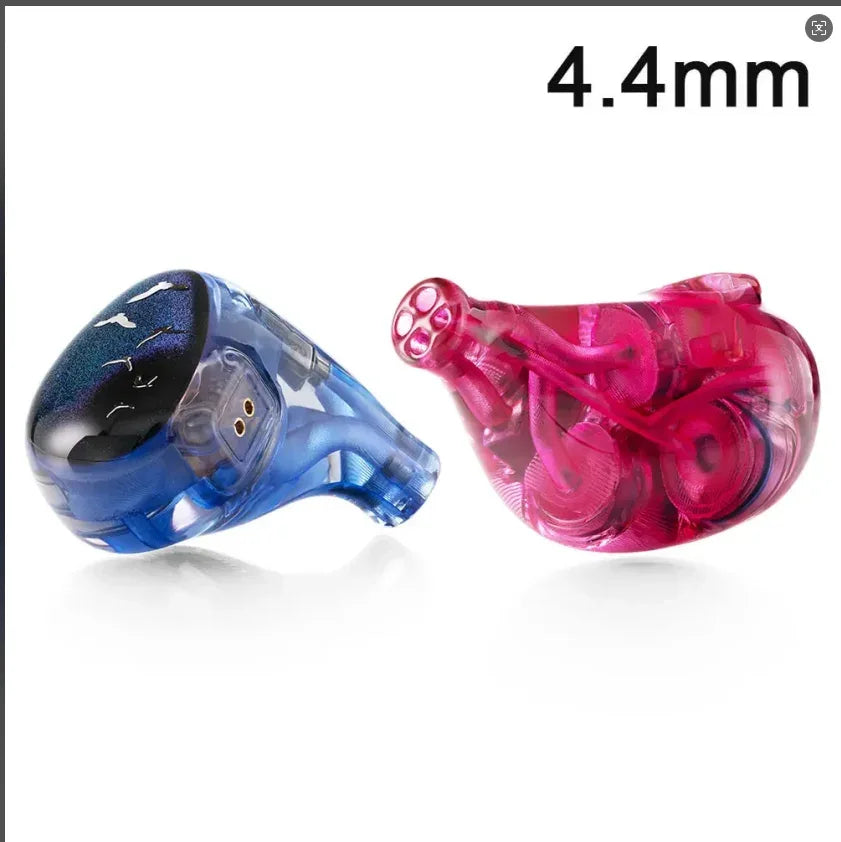 Celest Phoenixcall 5 Hybrid Driver In-Ear Monitors | Tidesmit Purple-Blue-4.4mm Tidesmit