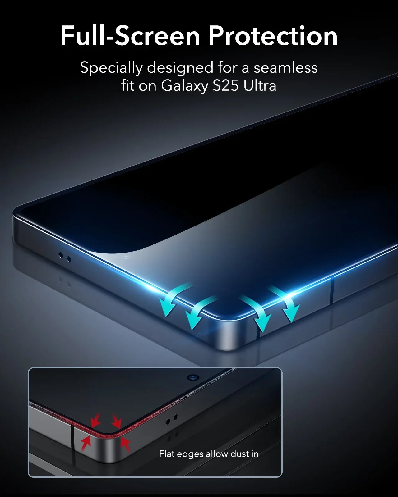Samsung Galaxy S25 Ultra Screen Protector | Anti-Peeping Tempered Glass Tidesmit