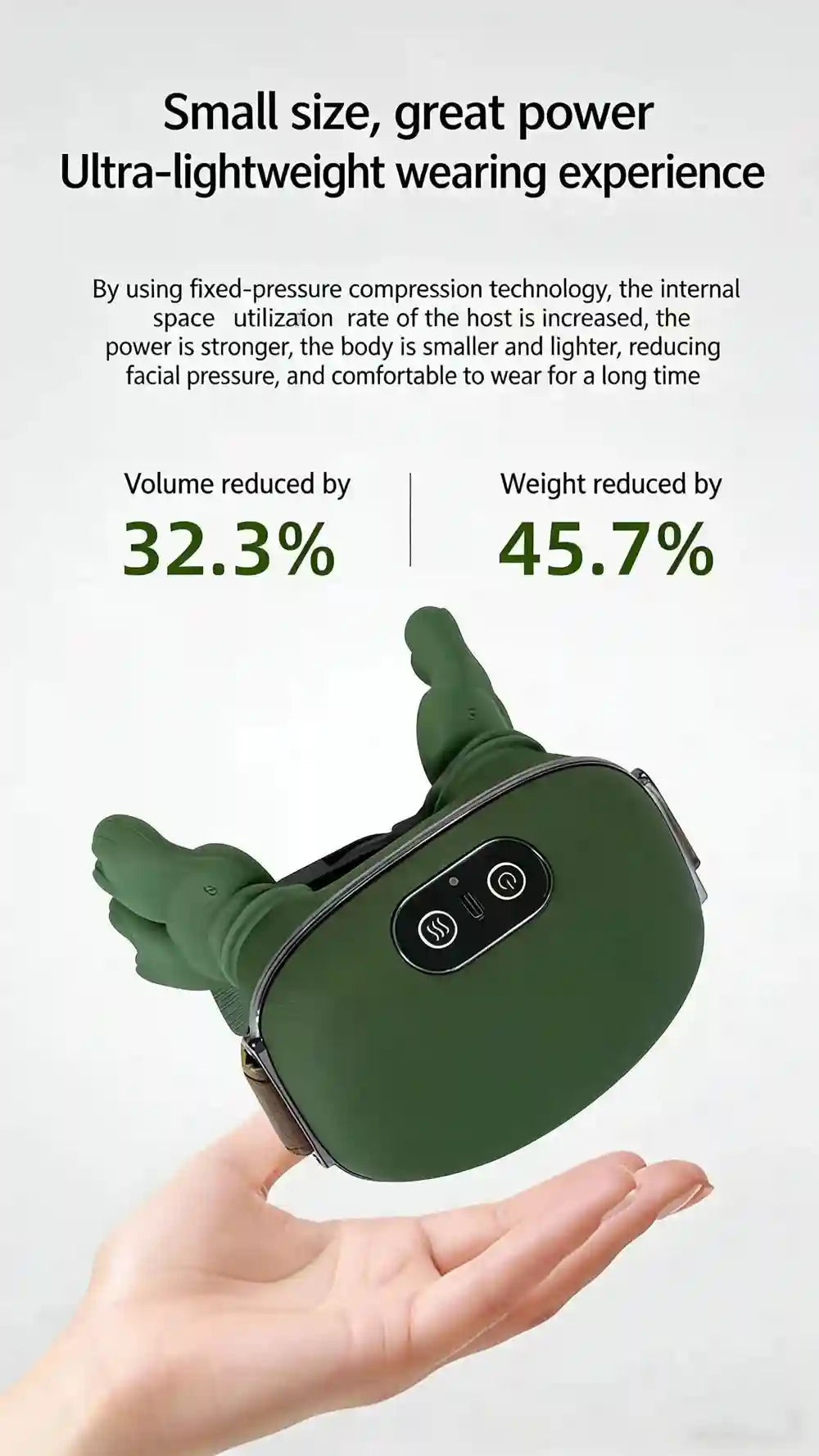 Deep Tissue Neck and Shoulder Massager | Wireless Heat Therapy Device Massage Roller Tidesmit