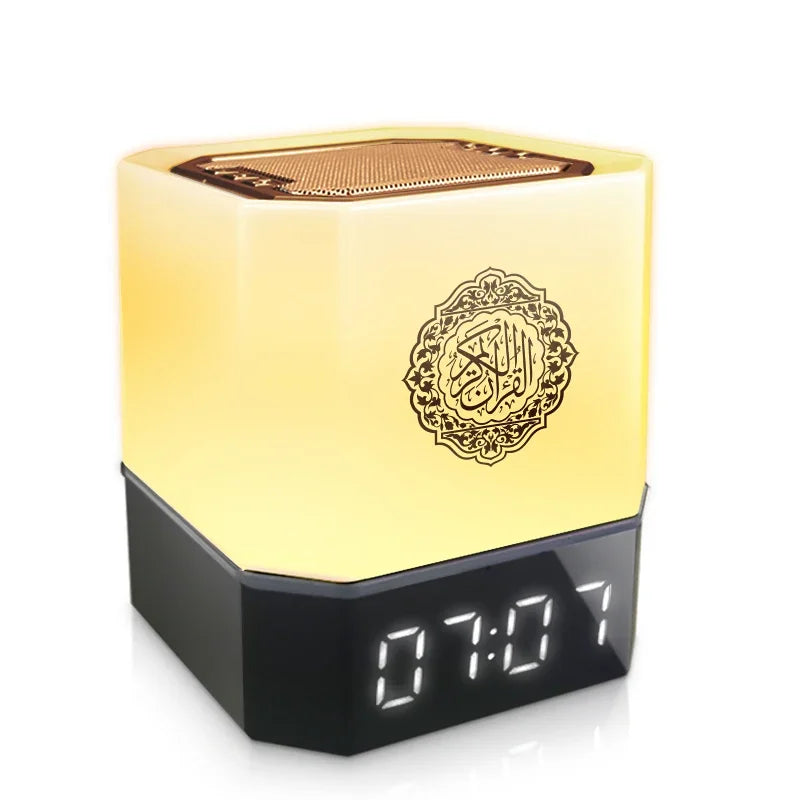 Quran Islam Arabic Muslim Azan Clock Koran Night Light Lamp Bright Portable Bluetooth Speaker Wireless Ramadan Arab Islamic Holy