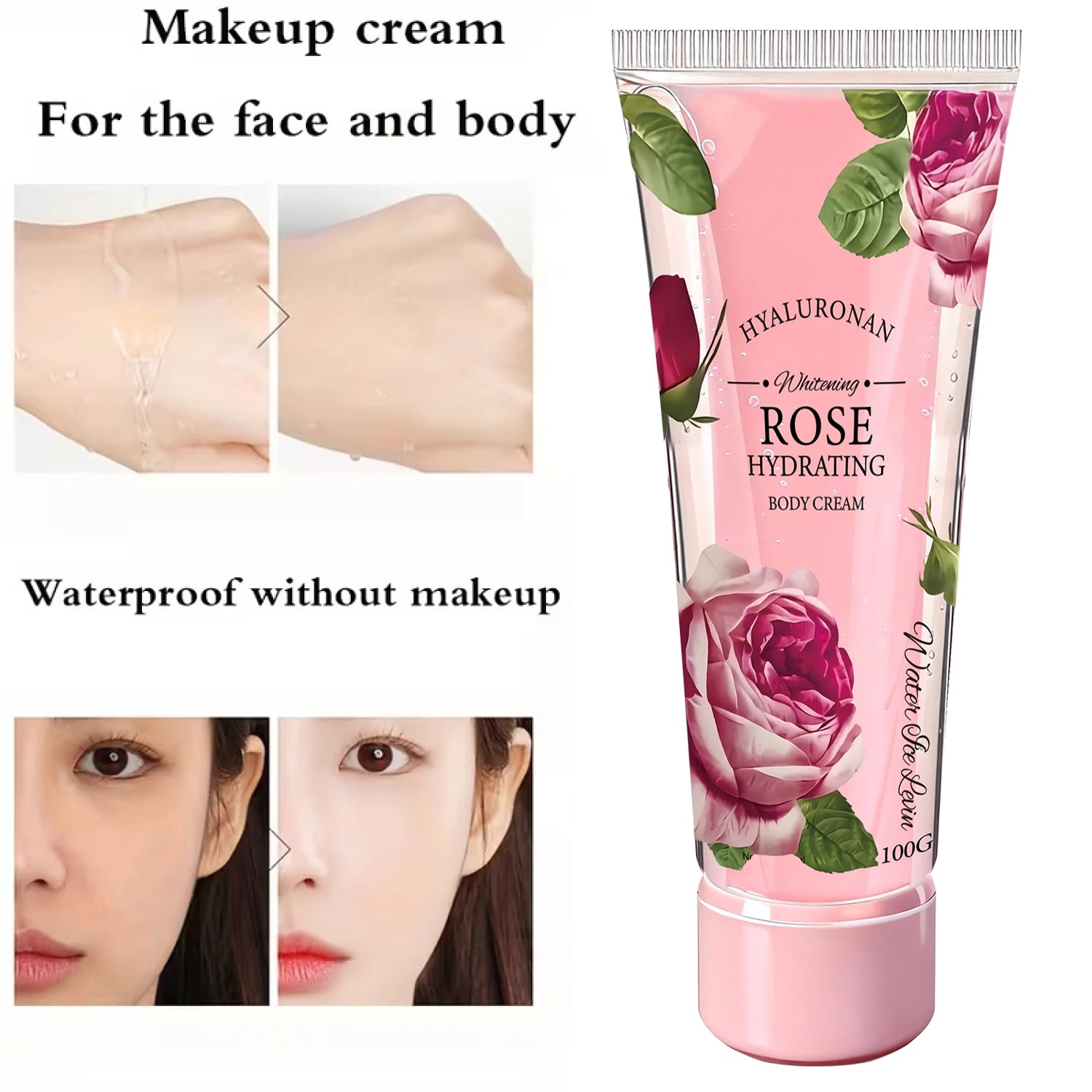 Body Cream with Niacinamide & Centella for Deep Moisturizing，Firming,Lightweight，Fast Absorption for All Skin Types