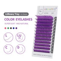 GLAMLASH L/LU/M W Shape Eyelash Extension 3D Premade Volume Fan Lashes W Style YY Lashes Faux Mink Volume Lashes Natural