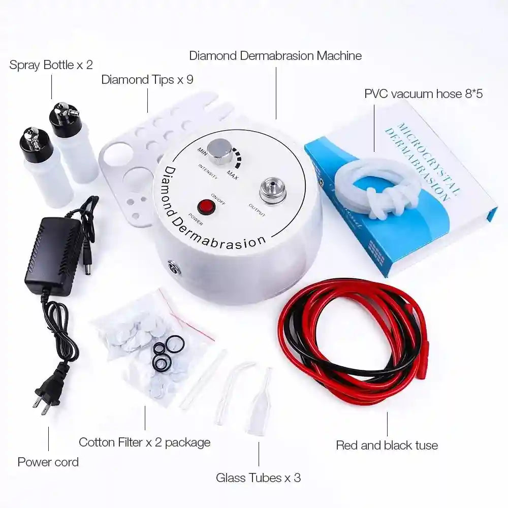Diamond Microdermabrasion Machine: Professional Facial Exfoliation Tool Eye Massage Instrument Tidesmit