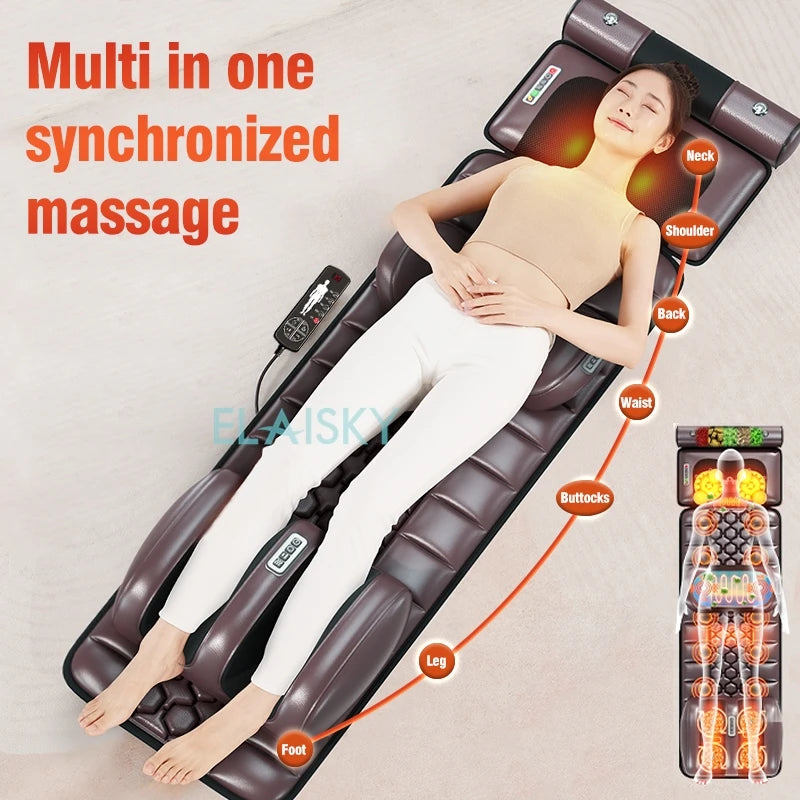 Full Body Shiatsu Massage Cushion with Heat Therapy | Tidesmit Massage Chairs Tidesmit
