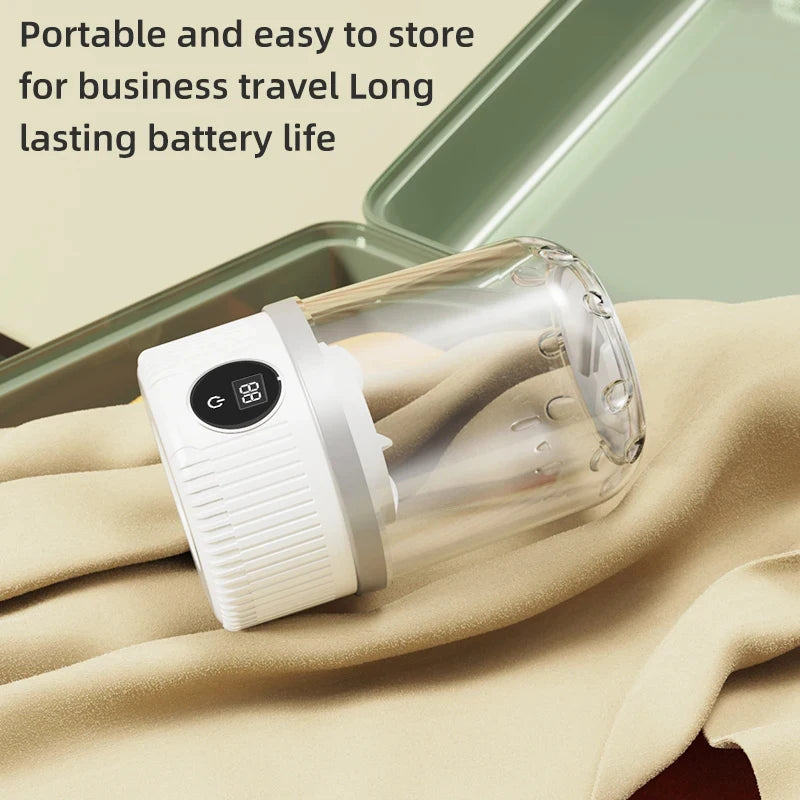 Tidesmit wireless electric washing cup for underwear, socks, and pet clothes, compact portable laundry appliance.