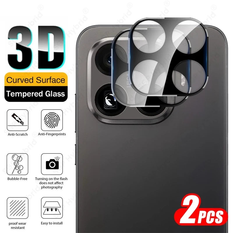 Xiaomi 15T Pro Camera Lens Protector 3D Tempered Glass by Tidesmit 2Pieces Tidesmit