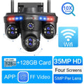 LS VISION 35MP WiFi IP Camera 7 Lens 10X Zoom Outdoor 3PTZ 360° Surveillance Security Camera Smart Home Ai Tracking CCTV Cam