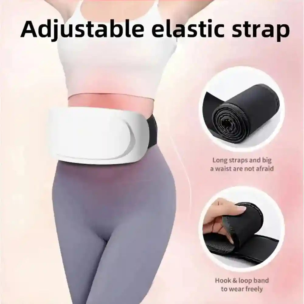 Electric Abdominal Massage Belt with Heat Therapy - Rechargeable Roller Massage Roller Tidesmit