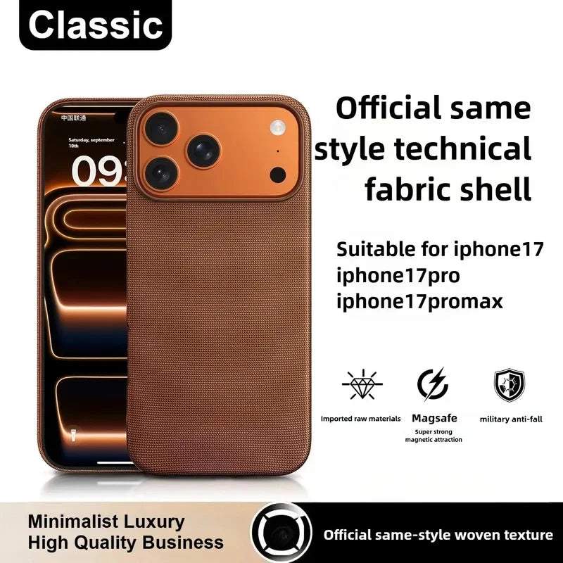 Woven Magnetic iPhone Case | Slim Shock-Absorbing Cover | Tidesmit Tidesmit