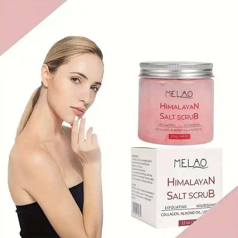 Himalayan Salt Scrub with Collagen - Face & Body Exfoliating Treatment Scrubs Treatments Tidesmit