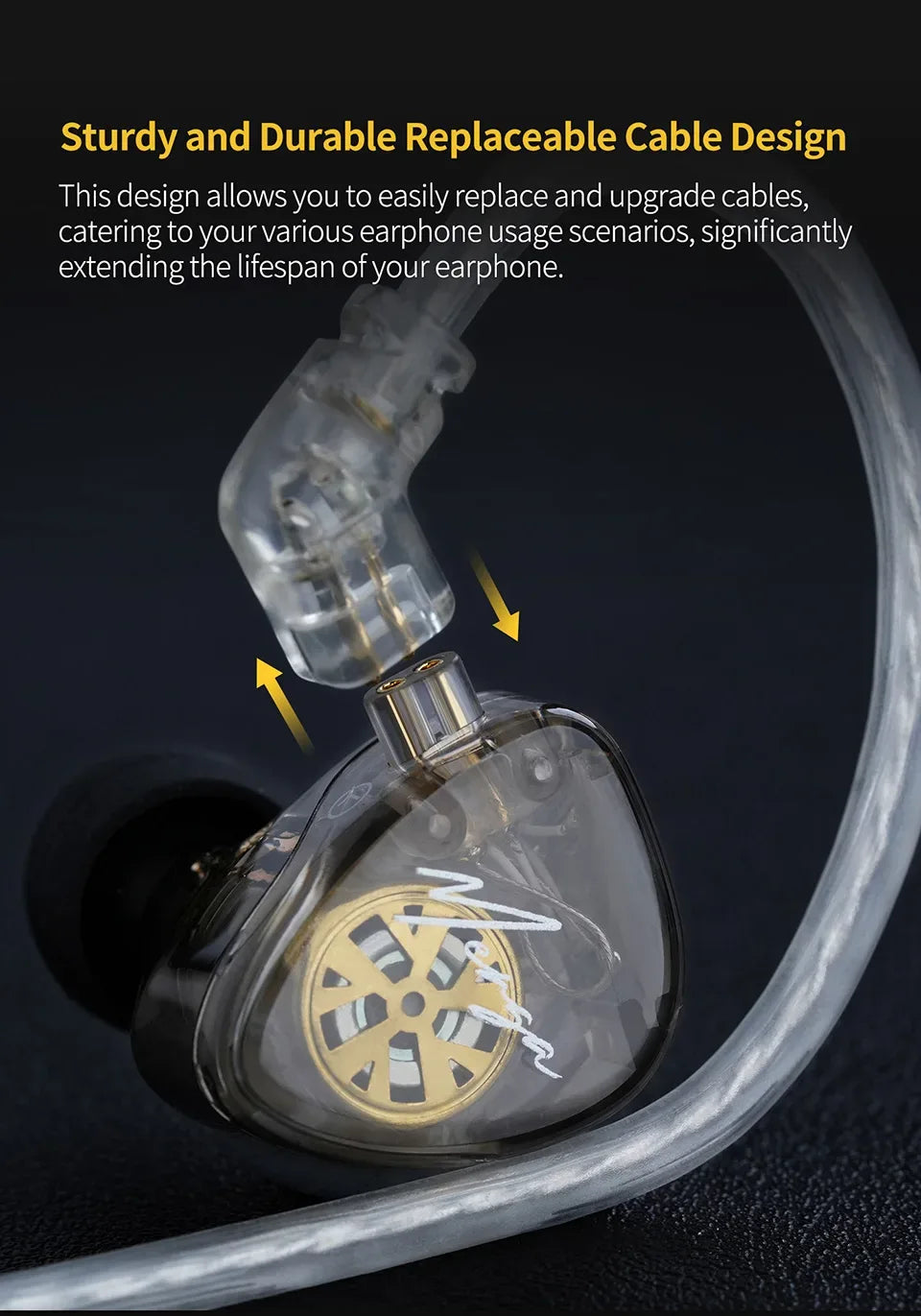 KZ Merga Bass Headphones HIFI noise-cancelling sports in-ear headphones New arrival! Tidesmit