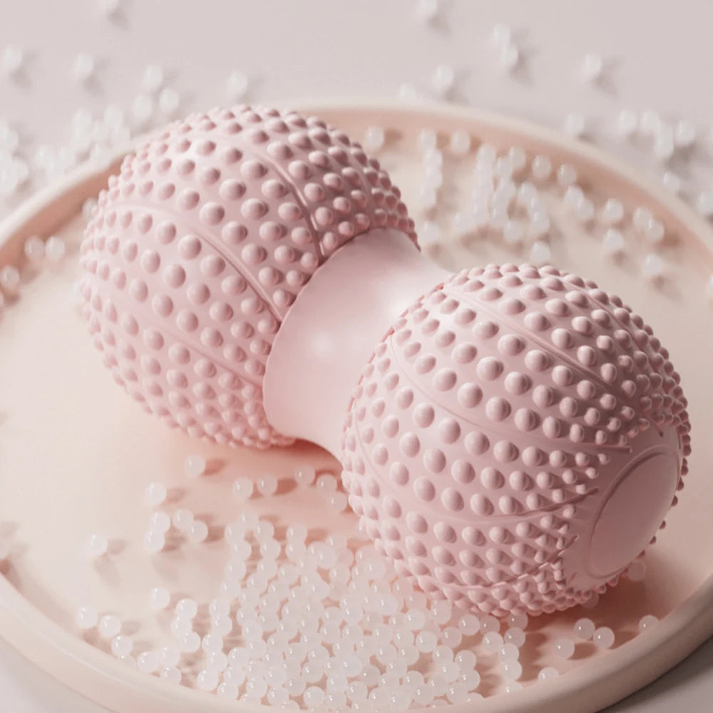 Peanut Massage Ball for Deep Tissue Back Pain Relief - 6.5cm TPE Tool Back Massage Instrument Tidesmit