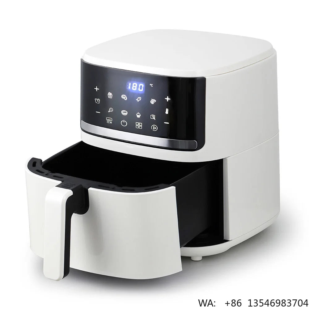 Factory Wholesale Oven air Fryer   5L 6.5L Digital Smart Silver crest air Fryer