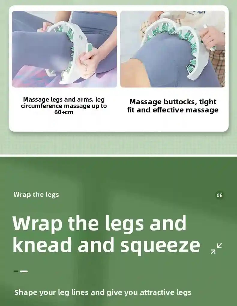 Massage Roller Ring for Full Body Muscle Relief - Tidesmit Rechargeable Massage Roller Tidesmit