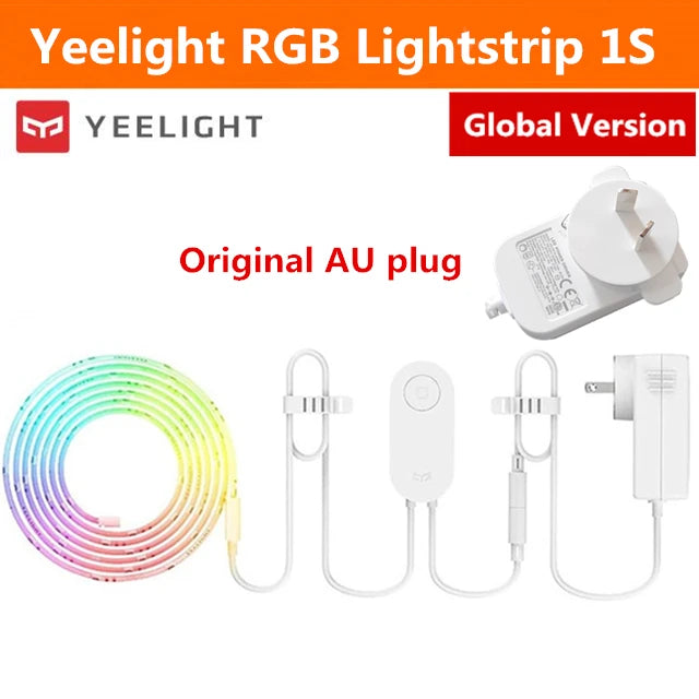 Yeelight RGB LED light strip kit with AU plug, controller and power supply