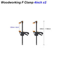 Woodworking Clamp F Hard Quick Release Ratchet Speed Squeeze Clip Kit Long Carpenter Set Nylon Gadget Work Bar Hand Tool 4inch