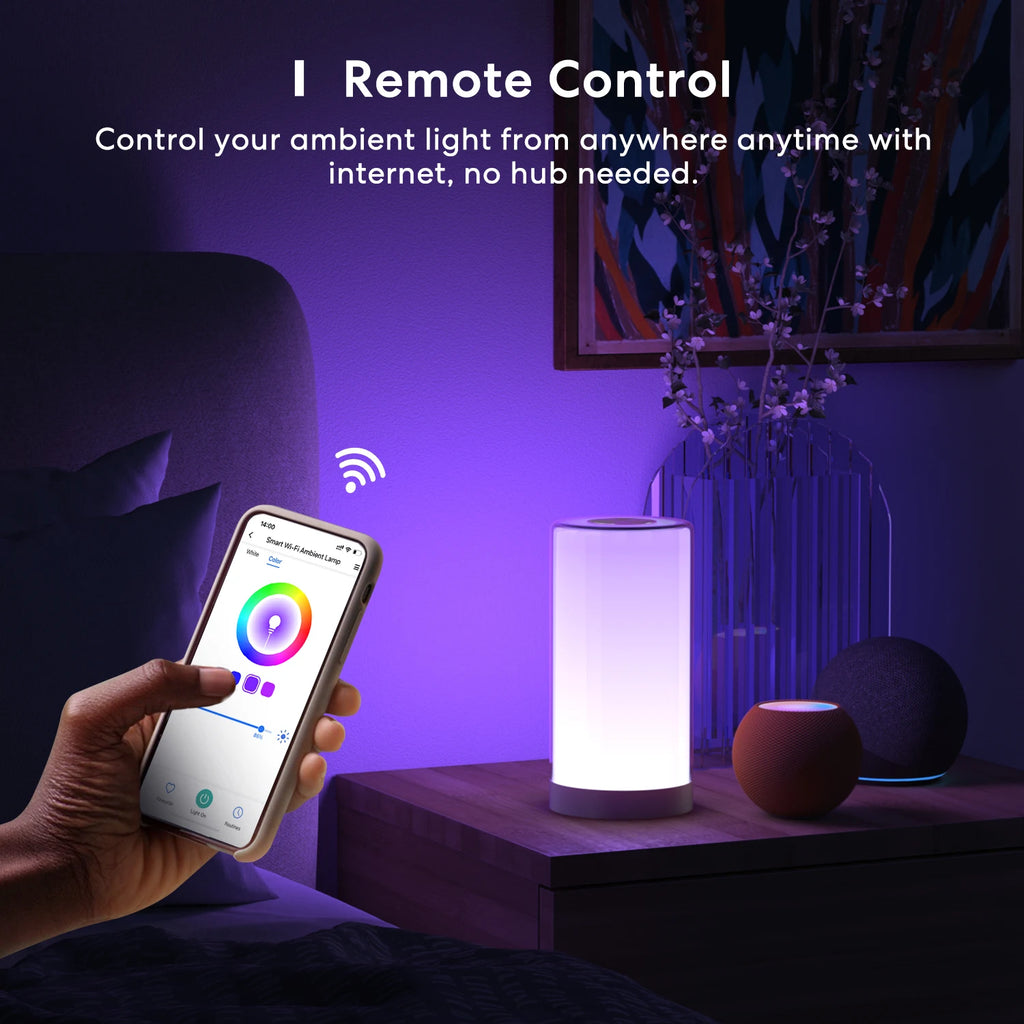 Meross Smart WiFi Table Lamp US/EU/UK/AU Touch Sensor Dimmable Bedside Light Support HomeKit Alexa Google Assistant SmartThings