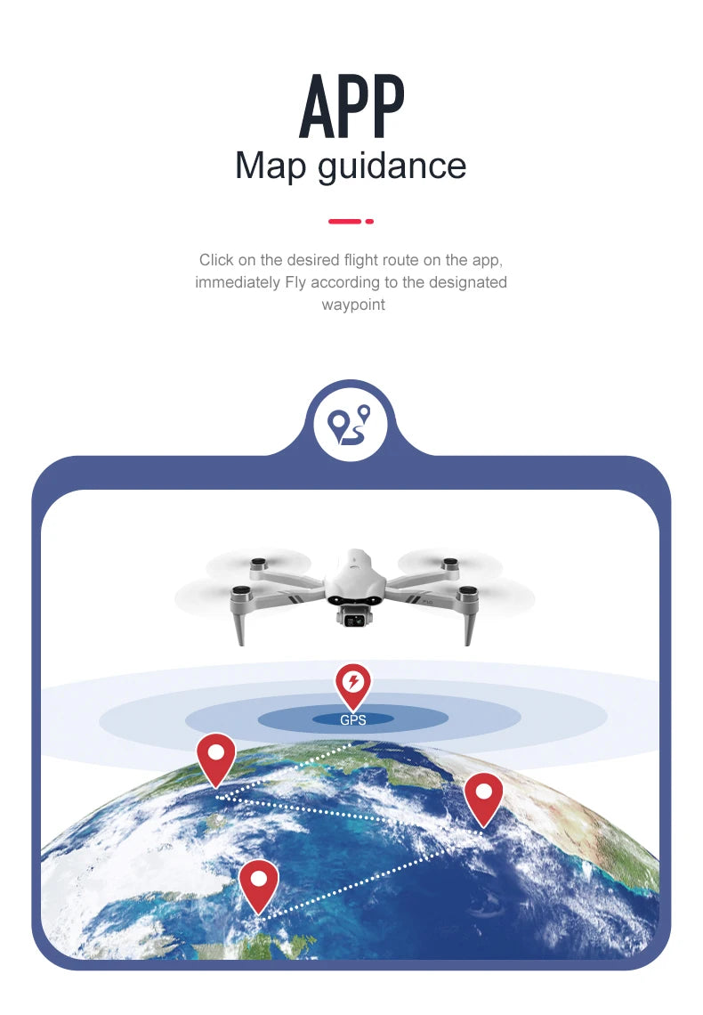 F10 GPS Camera Drone with 8K Dual Lens - Foldable Brushless Design Tidesmit