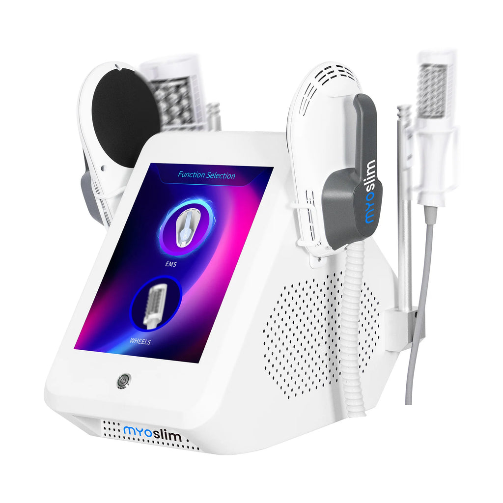 EMS RF Body Contouring Machine with 4 Handles | Tidesmit Pro Series Body Shaping Massage Equipment 4 Handle Tidesmit