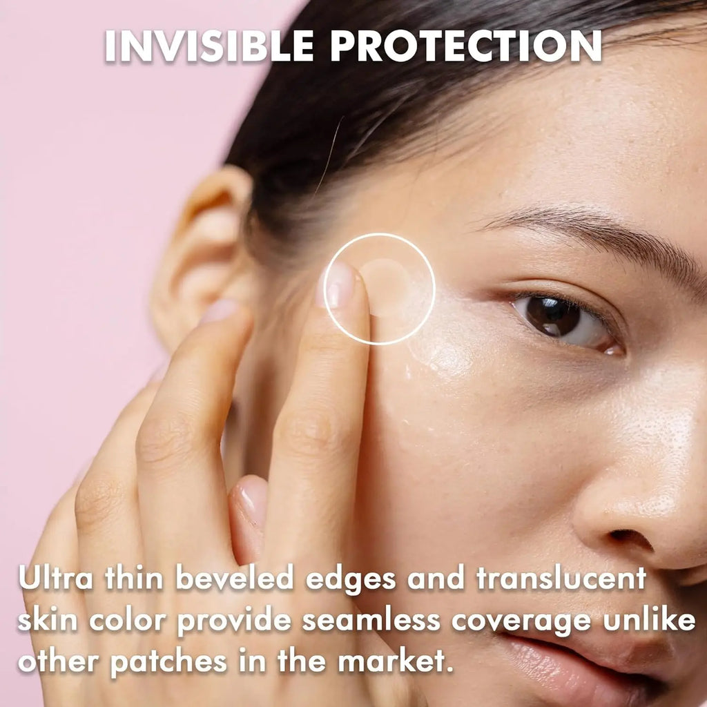 39Pcs Hydrocolloid Acne Patches, Professional Blemish Absorbing Pimple Stickers, Invisible Breathable Facial Skin Care Patch