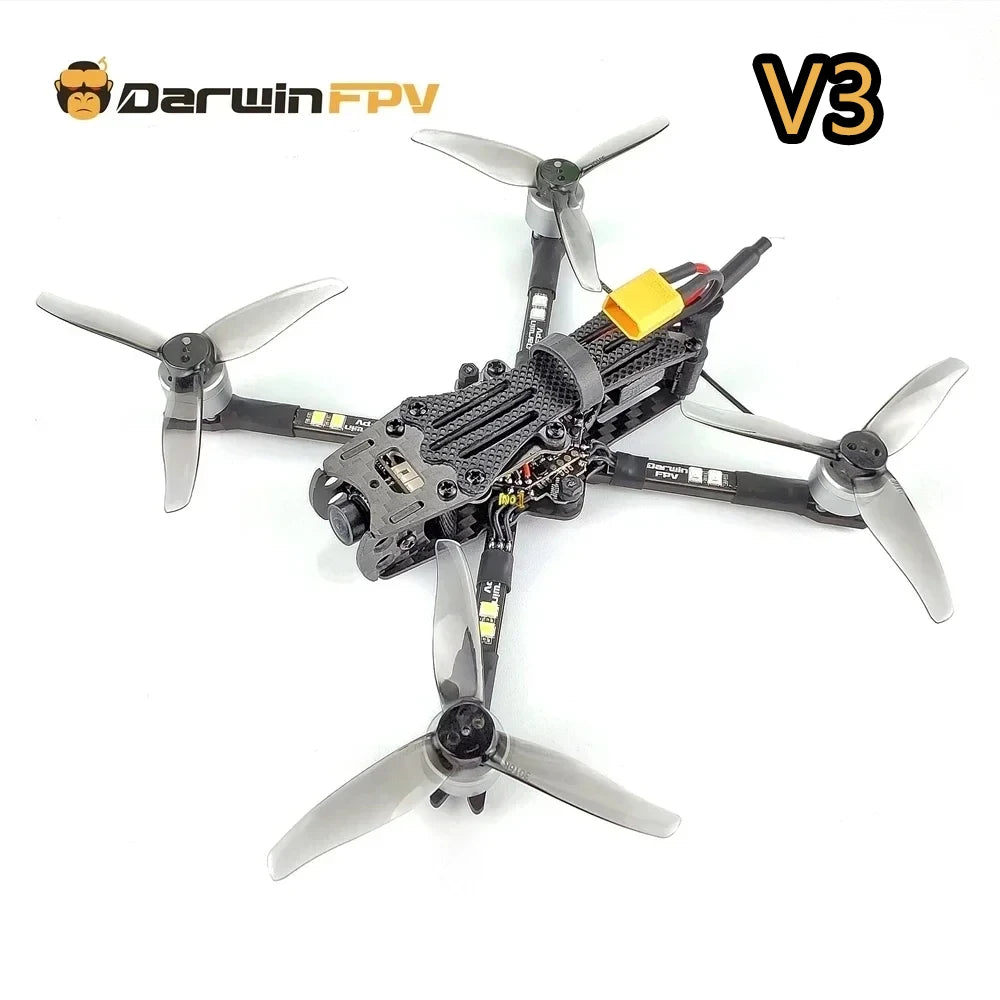 DarwinFPV Baby Ape Pro V3 3-Inch FPV Quadcopter - Durable FPV Drone Black Tidesmit