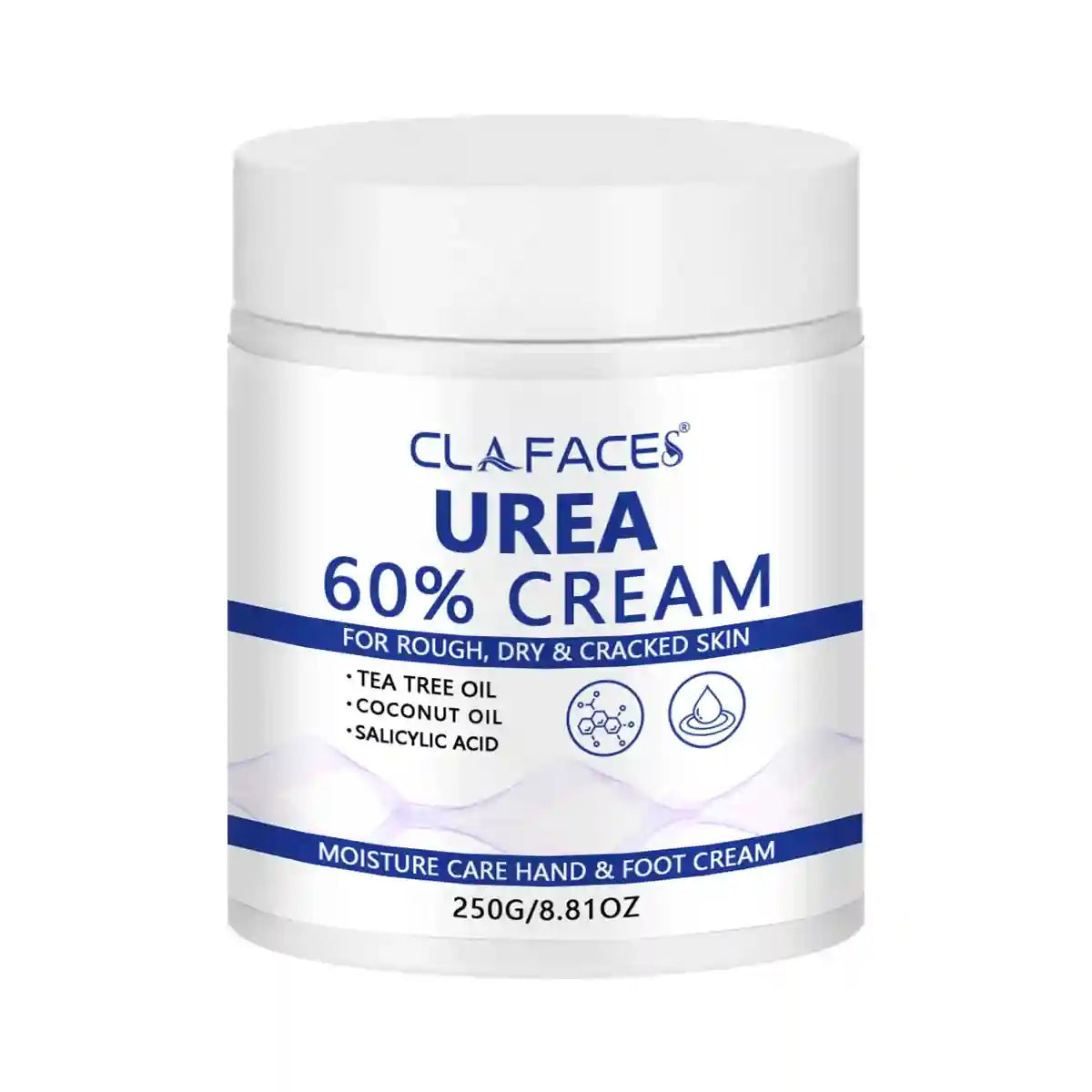 Uric Acid Foot Cream for Cracked Heels | Salon-Quality Repair | Tidesmit Scrubs Treatments 250g Tidesmit