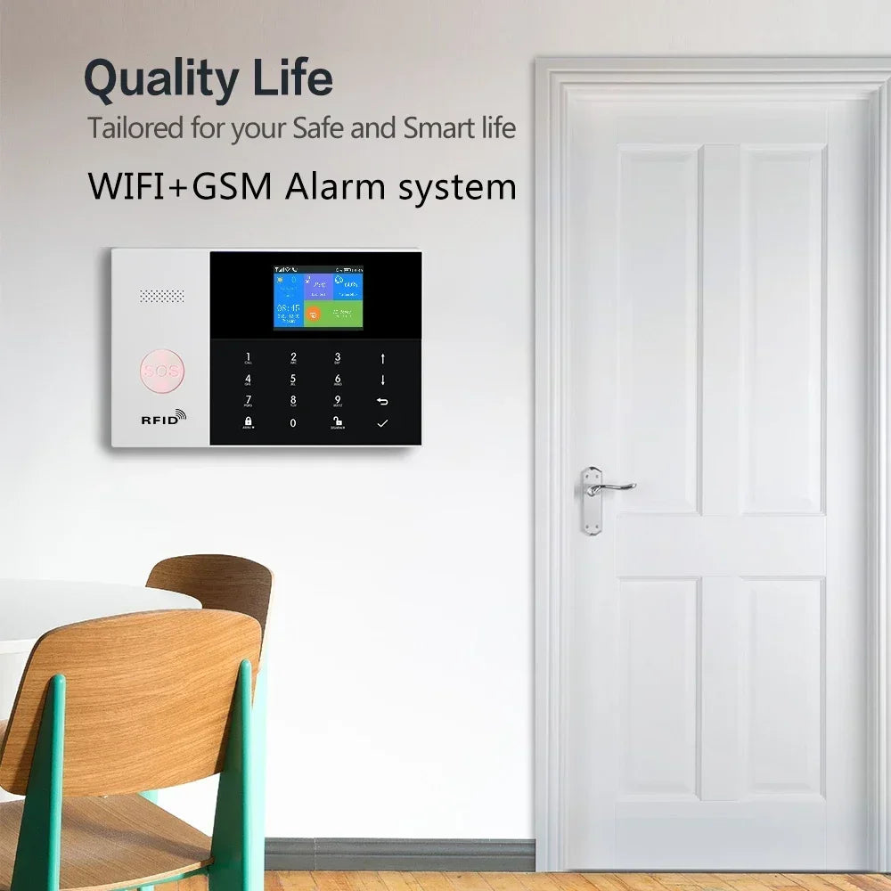 Wireless Home Alarm System with WiFi App Control & Smart Integration Tidesmit