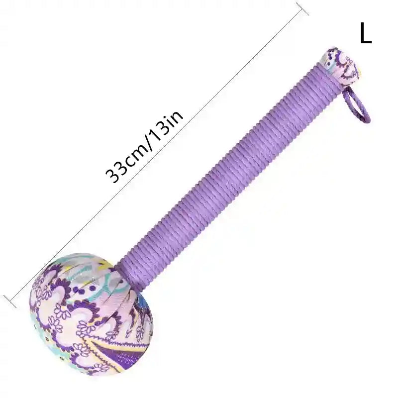 Wormwood Massage Hammer for Lymphatic Drainage and Back Muscle Relief Massage Roller L Purple Tidesmit