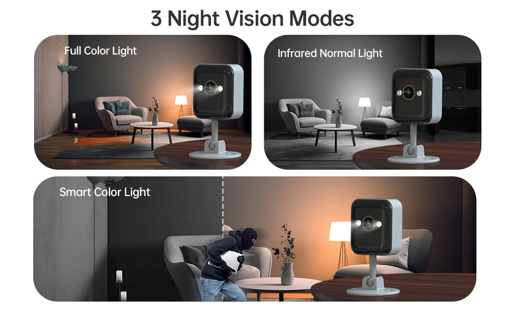 JOOAN 1080P Wifi Security Camera Outdoor&Indoor 5X Zoom Motion Detect Two-Way Audio Smart Home Security IP Camera for Baby & Pet