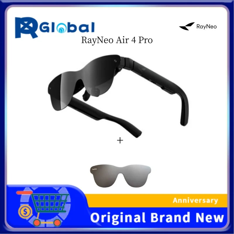 RayNeo Air 4 Pro AR Glasses: 1200 Nits Micro-OLED Spatial Display Tidesmit