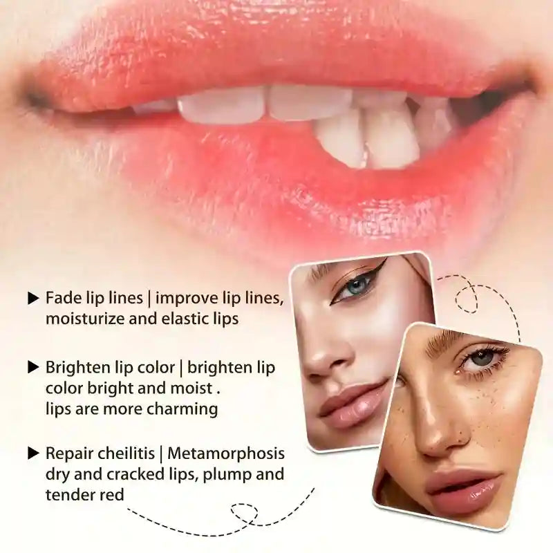 Collagen Lip Masks - 6pc Hydrating Gel Treatment for Soft Plump Lips Lip Care Tidesmit