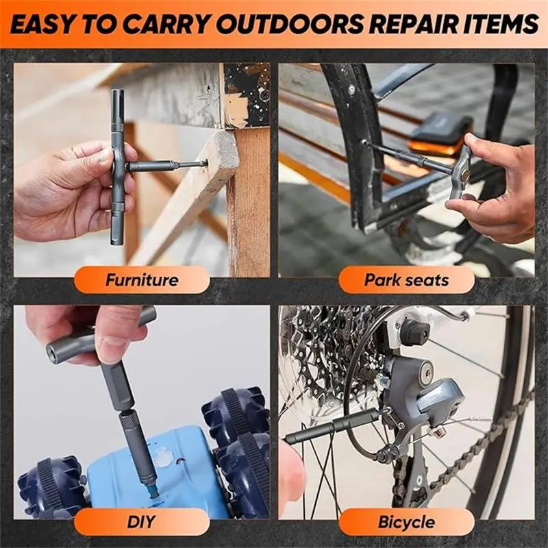 42 in 1 Magnetic Screwdriver Set, Multi Bit Ratchet Driver Portable Repair Tool Kit for Furniture, Computer, Bicycle, DIY