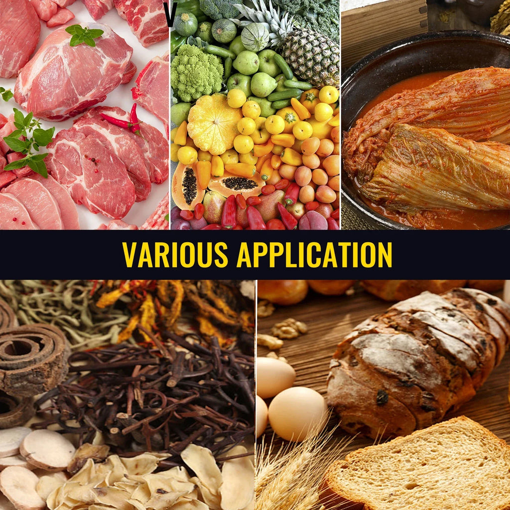 SIHAO Vacuum Packing Machine DZ-260C Chamber Vacuum Sealer with 12.6" Sealing Length for Foods Meats Applied in Kitchen
