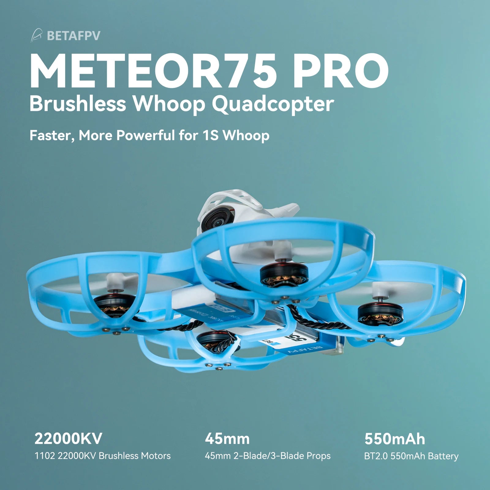 Meteor75 Pro Brushless Whoop Drone - Compact FPV Racing Quadcopter Tidesmit