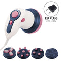 Electric Body Massager 4-in-1 Roller for Deep Tissue Muscle Relaxation Relaxation Treatment EU PLUG (220-240V) Tidesmit