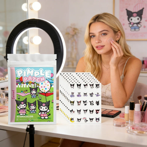 Tidesmit 125pcs Hello Kitty hydrocolloid acne patches for cute and invisible blemish concealing