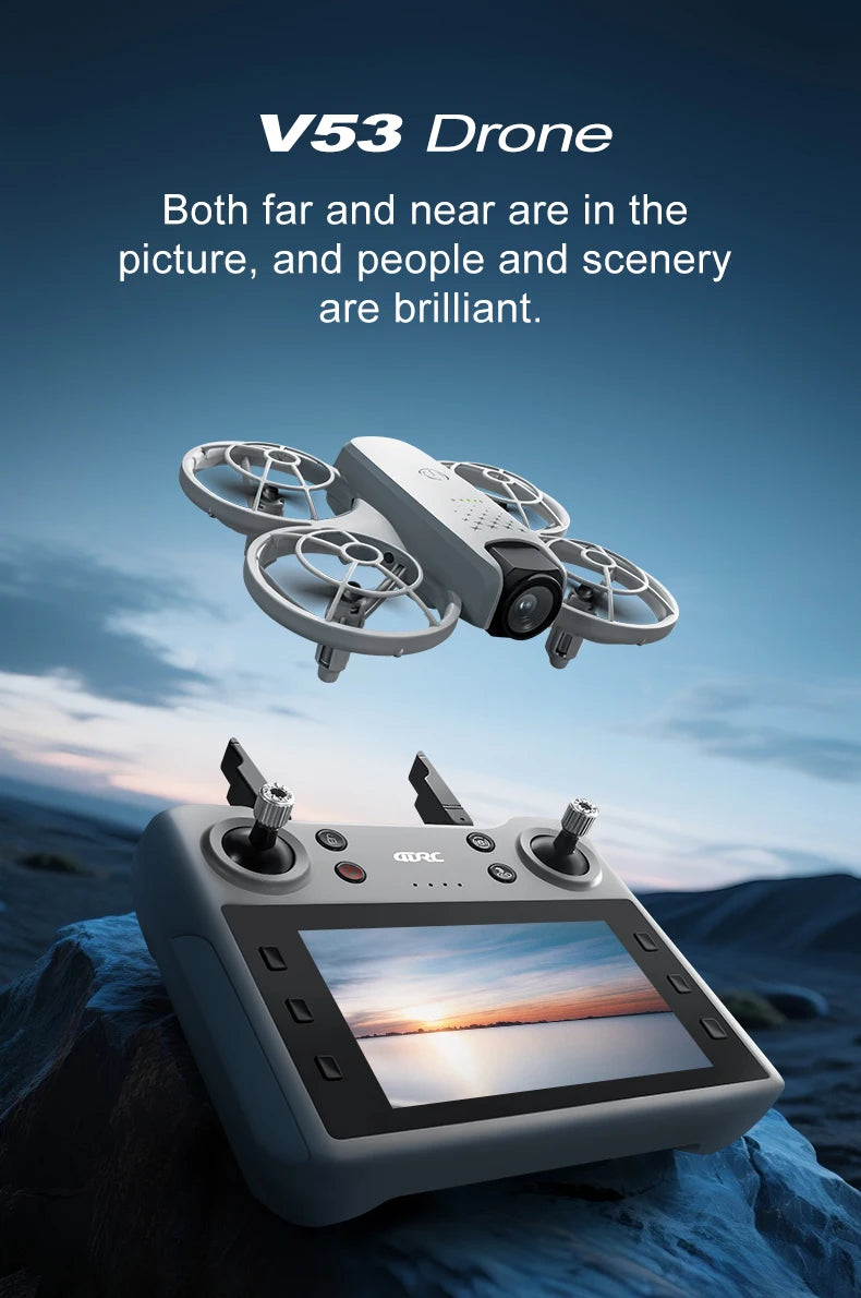 GPS Drone with 8K Camera - Foldable Aerial Quadcopter by Tidesmit Tidesmit
