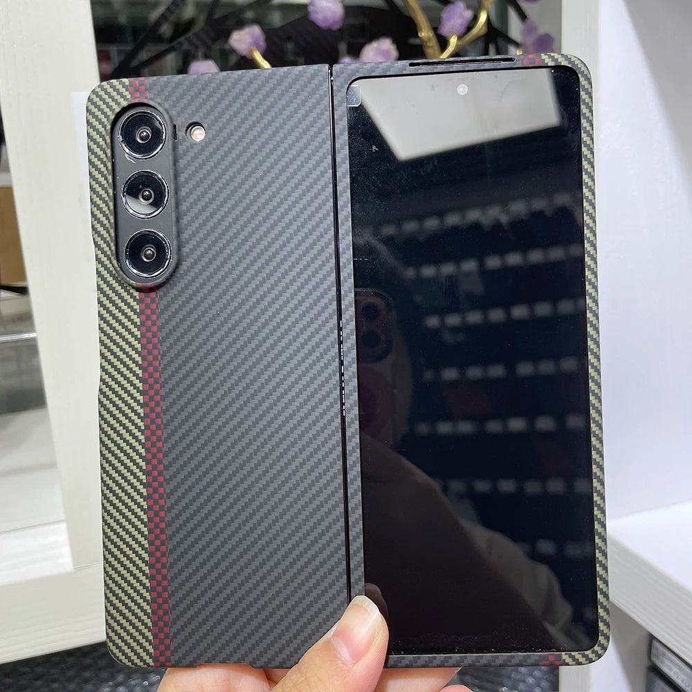 Samsung Galaxy Z Fold 6 Carbon Fiber Case | Ultra-Thin Aramid Cover 600DColor(Big) China Mainland Tidesmit