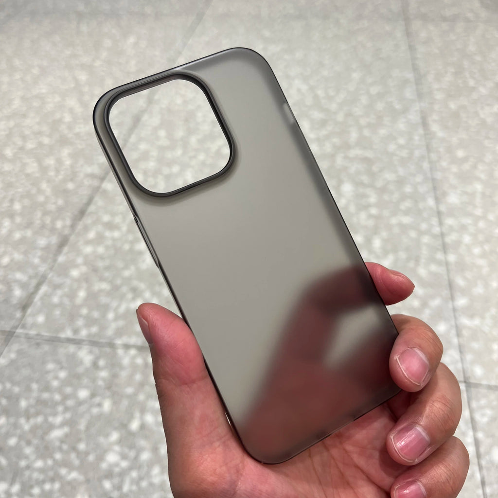 iPhone 17 Matte Case: Slim Translucent Hard Shell by Tidesmit Black Tidesmit