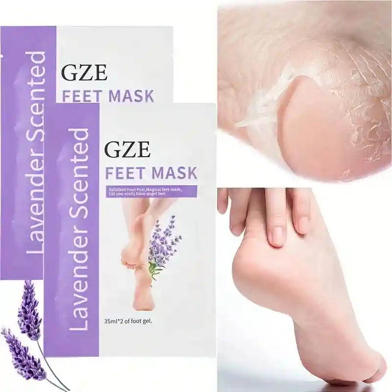 Foot Peel Mask for Cracked Heels and Callus Removal - GZE007 Scrubs Treatments Tidesmit