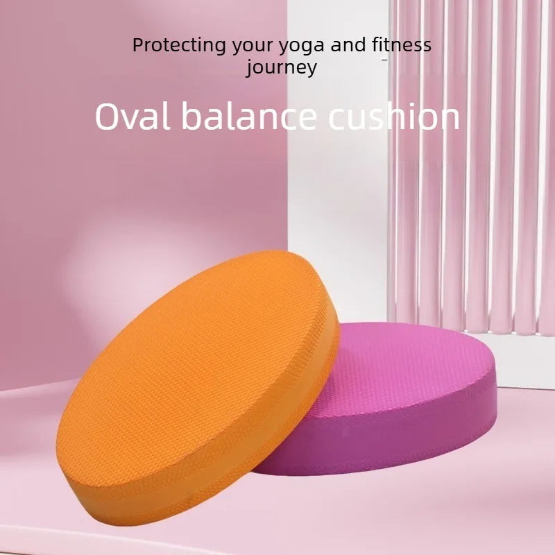 Oval Balance Cushion for Yoga and Fitness Training Ideal for Stability Exercise and Body Posture Improvement Suitable for Ladies